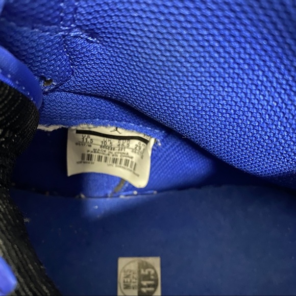 Jordan 1 Retro High Hyper Blue Nike Size 11.5 - Picture 5 of 6